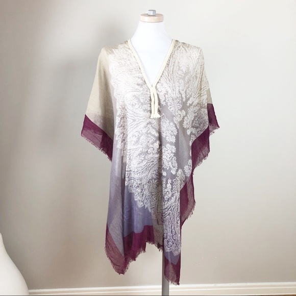 Subtle Luxury Other - Pool To Party by Subtle Luxury Pool Coverup Poncho